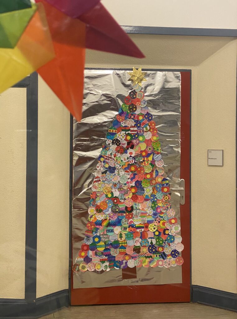 Weihnachtdekoration Dunant-Grundschule